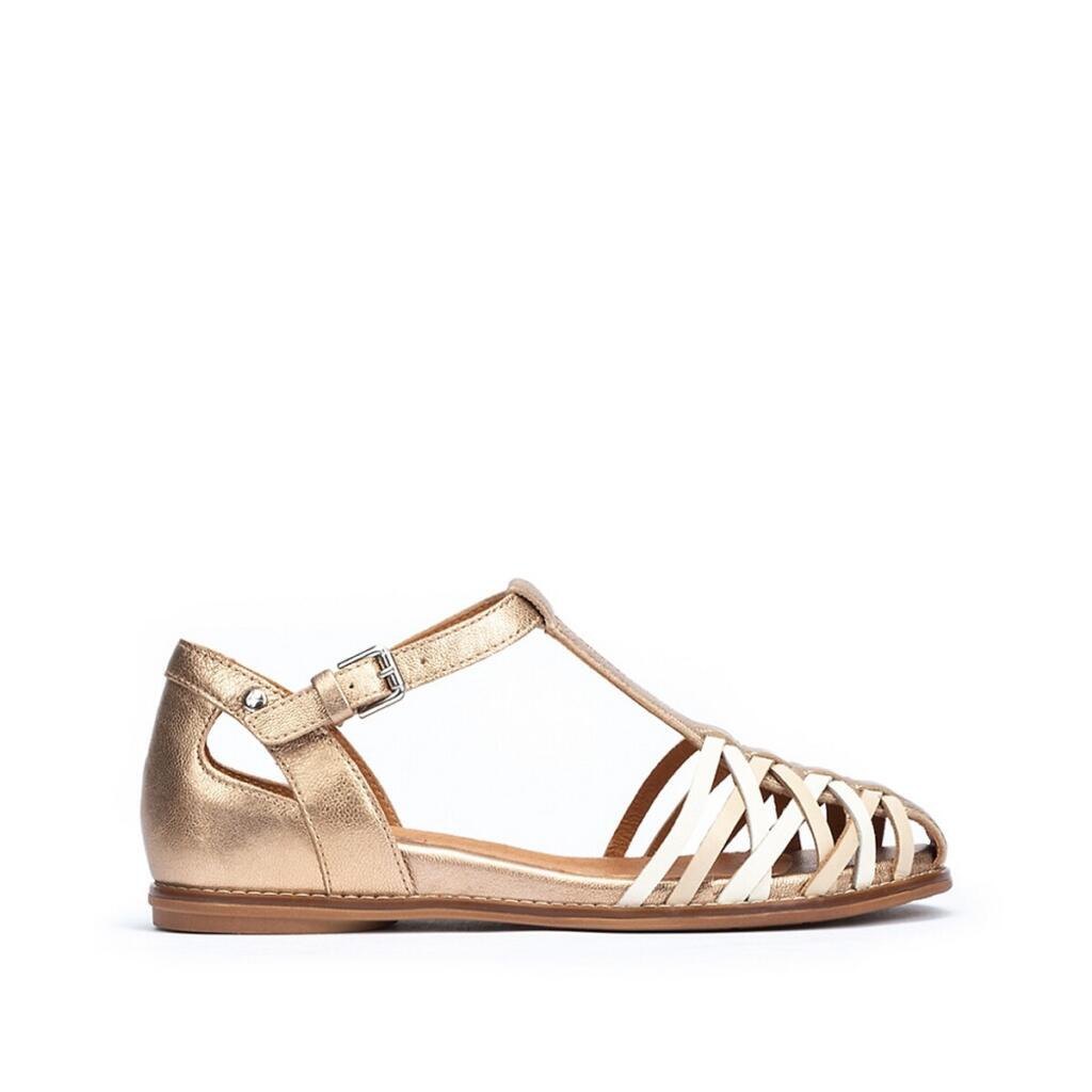 Pikolinos Talavera Metallic Leather Sandals | Rather Saucy