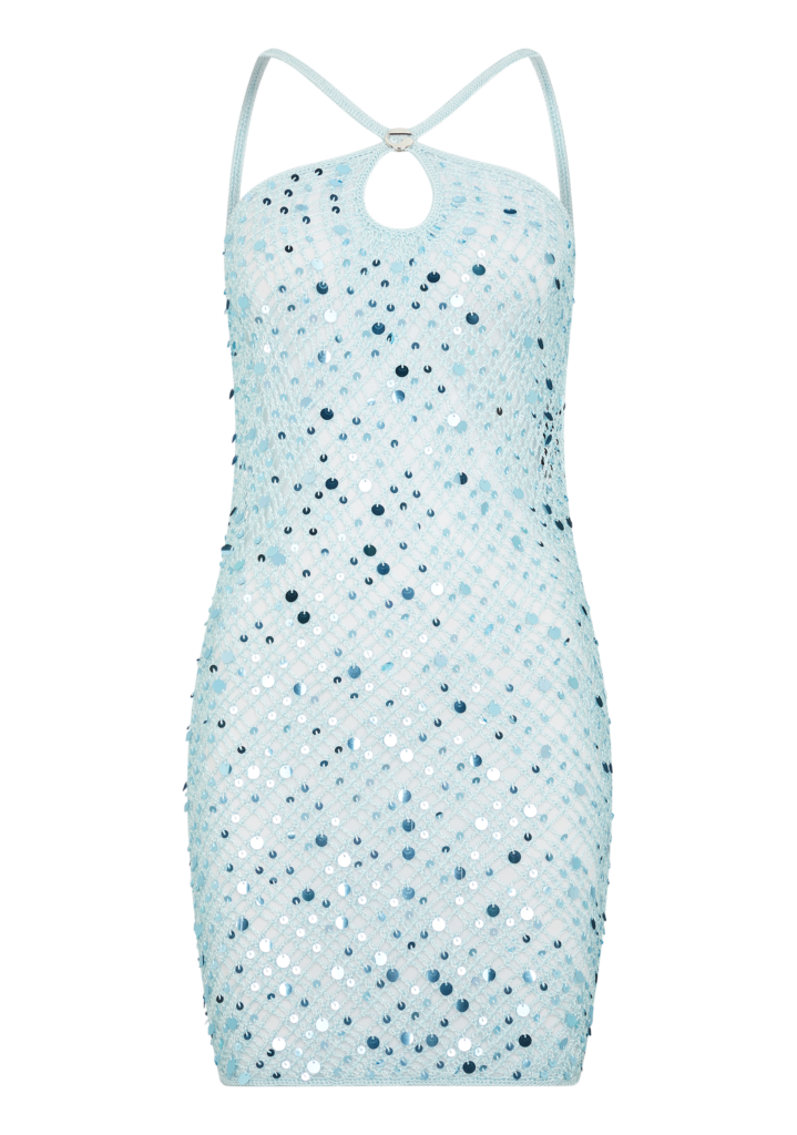 Coperni Sequin Crochet Dress Rather Saucy